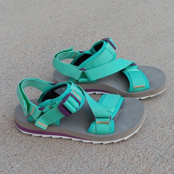 Merrell Alpine Strap Mint Platform Sandals Womens 7 - Picture 1 of 10